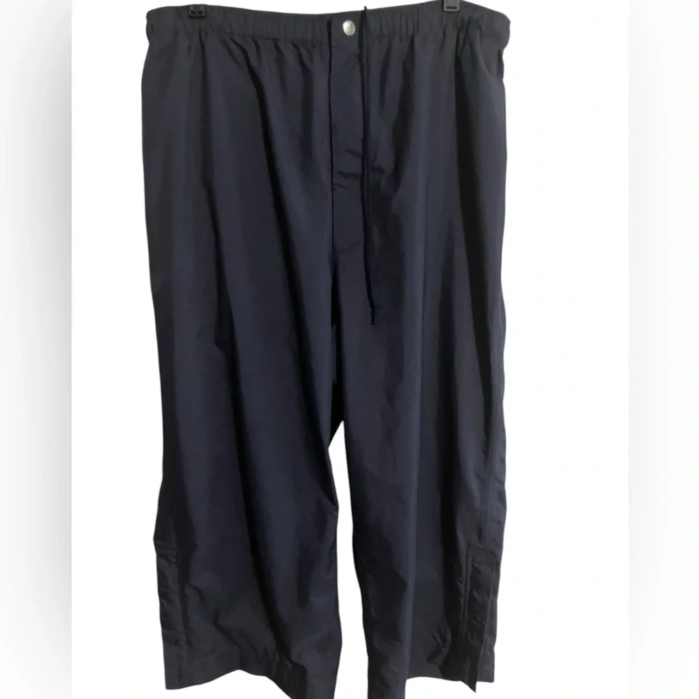 Polo‎ Golf Ralph Lauren Rain Pants Stretch Waistband Zip Ankle Navy Mens XL